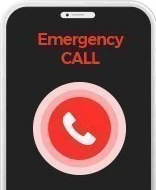 Emergency CALL дэлгэц асаалттай гар утас
