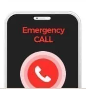 Emergency CALL дэлгэц асаалттай гар утас