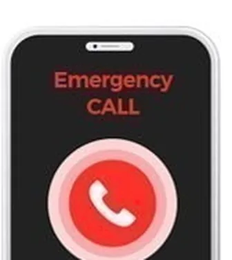 Emergency CALL дэлгэц асаалттай гар утас